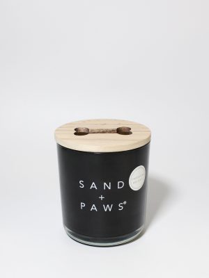 Sand + Paws Teakwood 11.5 oz scented candle