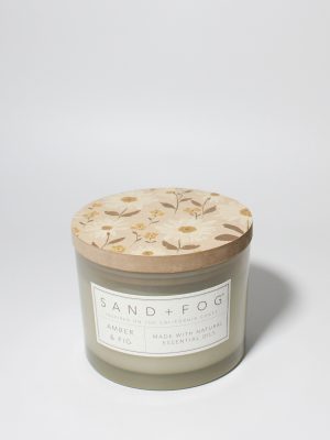Amber & Fig 12 oz scented candle