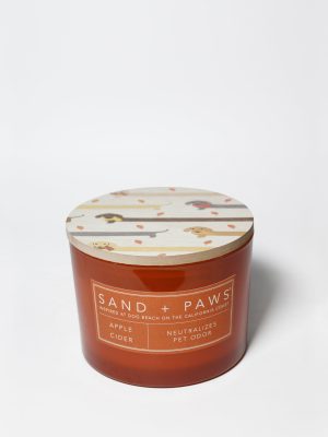 Sand + Paws Apple Cider 12 oz scented candle