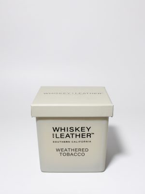 Weathered Tobacco Whiskey and Leather 16 oz scented candle