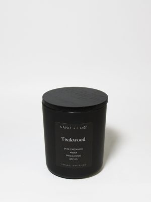 Teakwood 10 oz scented candle