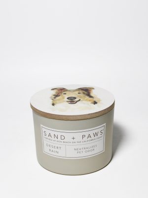 Sand + Paws Desert Rain 12 oz scented candle