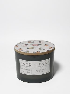 Sand + Paws Pineapple Coconut 12 oz scented candle
