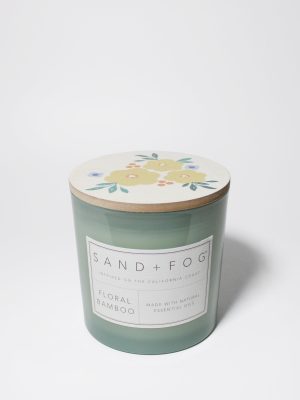 Floral Bamboo 21 oz scented candle