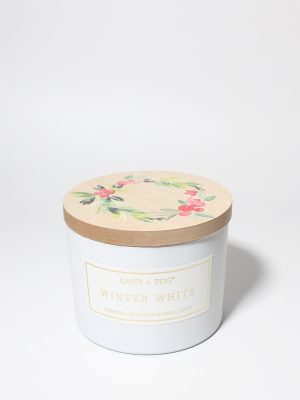 Winter White 12oz scented candle