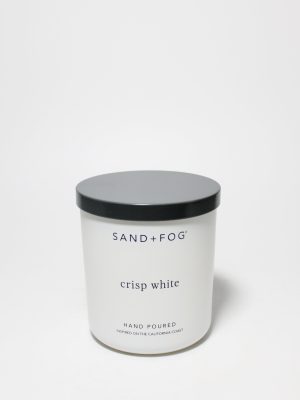 Crisp White 10 oz scented candle